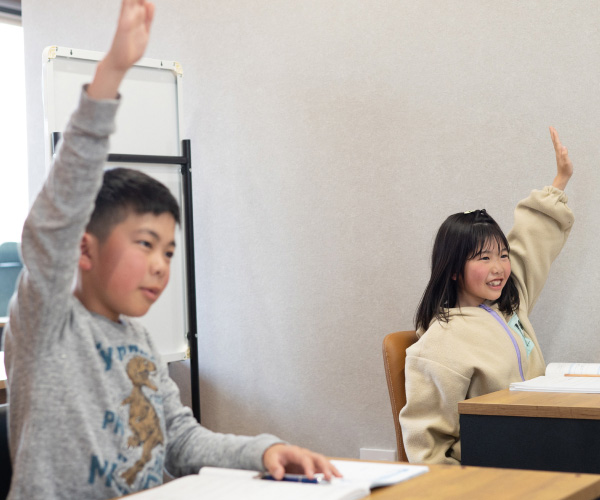 友達同時入会の生徒の写真